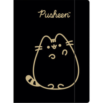 Teczka z gumką na dokumenty A4 300g Pusheen Gold UNIPAP