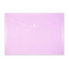 Teczka kopertowa na zatrzask A4 PP-113 różowa pastelowa TT7942 PENMATE
