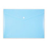 Teczka kopertowa na zatrzask A4 PP-113 niebieska pastelowa TT7943 PENMATE