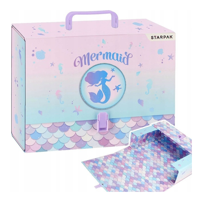 Teczka z rączką A4 9.5cm MERMAID 536543 STARPAK