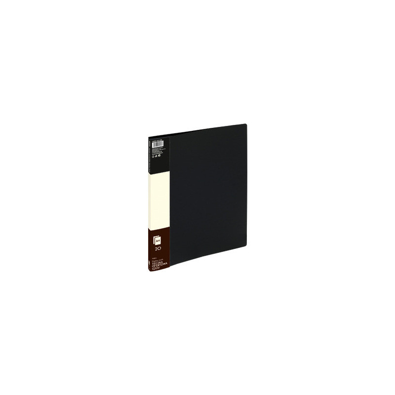 Teczka ofertowa 9002A czarna 20 koszulek 120-1208 GRAND