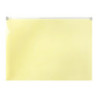 Teczka na dokumenty A4 na suwak PP pastelowy żółty TSP-A4-03 BIURFOL