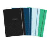 Teczka z gumką COLORS mix (10sztuk) 400171743 TOP 2000