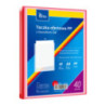 Teczka ofertowa A4 PP 40 koszulek CZERWONA BT630-C40 TETIS