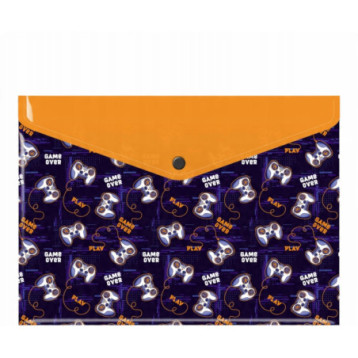 Teczka kopertowa A4 PP z nadrukiem GAMEPAD TKN-A4-33 BIURFOL