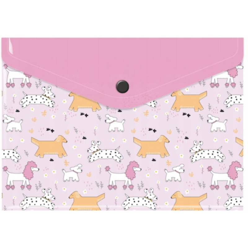 Teczka kopertowa A5 PP z nadrukiem PUPPIES TKN-A5-36 BIURFOL