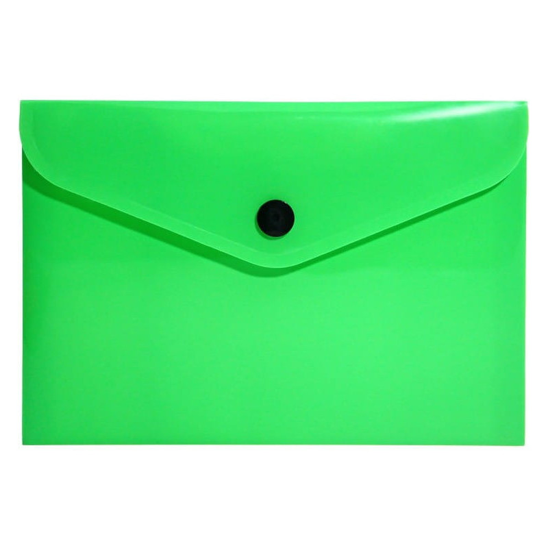 Teczka kopertowa A7 PP neonowa ZIELONY TK-NEON-A7-03 BIURFOL