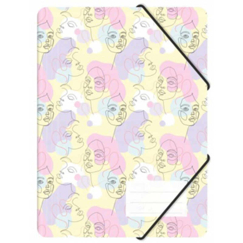 Teczka z gumką A4 PP z nadrukiem WOMEN TGN-A4-42 BIURFOL