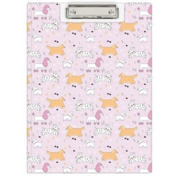 Teczka z klipem A4 z nadrukiem PUPPIES KHN-04-36 BIURFOL