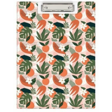 Teczka z klipem A4 z nadrukiem TROPICAL KHN-04-43 BIURFOL