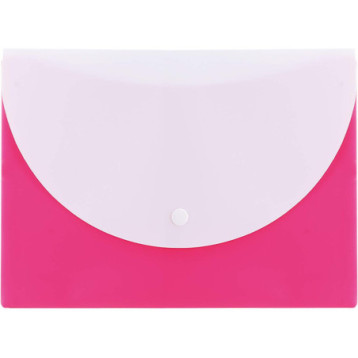 Teczka kopertowa na zatrzask A5 RIO różowa E38978 PINK DELI