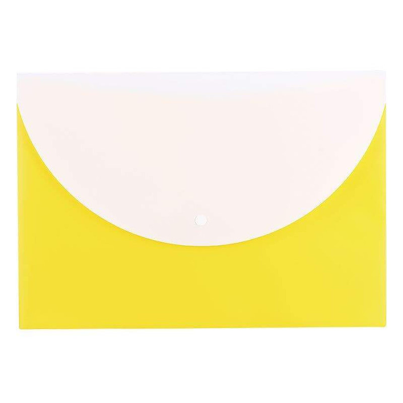 Teczka kopertowa na zatrzask A5 RIO żółta E38978 YELLOW DELI