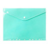 Teczka kopertowa A4 wpinana do segregatora PP pastelowy zielony TKZP-A4-04 BIURFOL