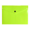 Teczka kopertowa na dokumenty A5 na zatrzask PP neonowy żółty TK-NEON-A5-02 BIURFOL