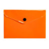 Teczka kopertowa na dokumenty A6 na zatrzask PP neonowy pomarańczowy TK-NEON-A6-04 BIURFOL