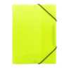 Teczka z gumką na dokumenty A4 PP neonowy żółty TG-NEON-A4-02 BIURFOL