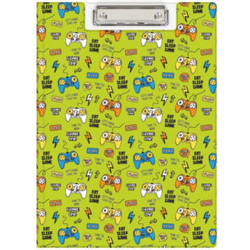 Teczka z klipem na dokumenty Clipboard A4 PVC wzór Pady KHN-04-31 BIURFOL