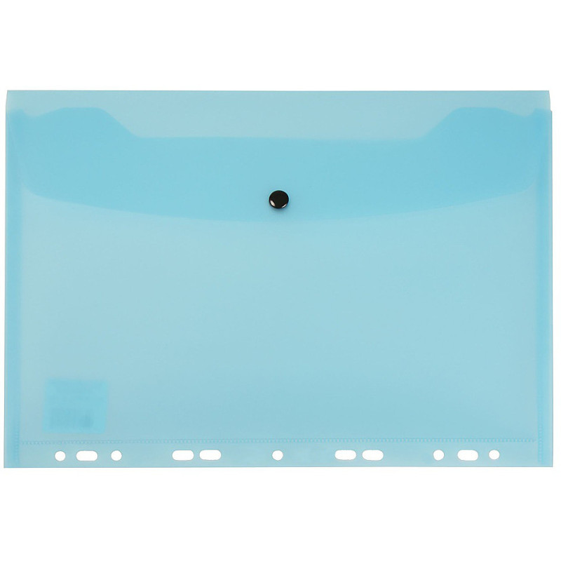 Teczka kopertowa na dokumenty A4 wpinana do segregatora PVC niebieska TP-12-03 BIURFOL Teczka kopertowa na dokumenty A4 wpinana do segregatora PVC niebieska TP-12-03 BIURFOL