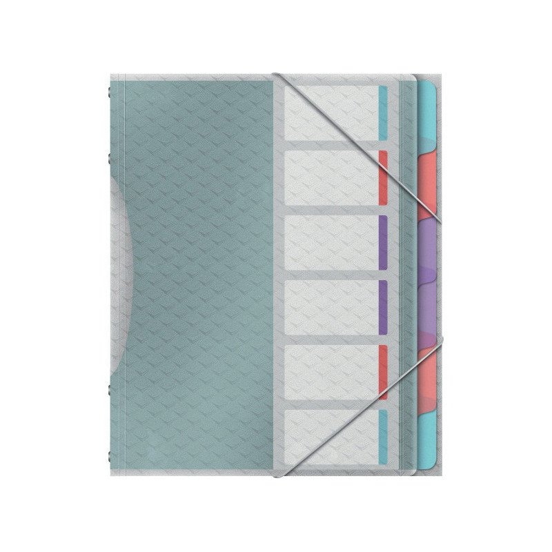 Teczka segregująca z 6 przekładkami ESSELTE COLOURICE z 626255