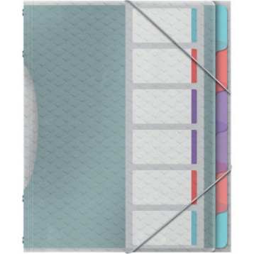 Teczka segregująca z 6 przekładkami ESSELTE COLOURICE z 626255