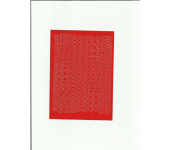 Cyfry samoprzylepne 1cm (8) czerwone ARTDRUK