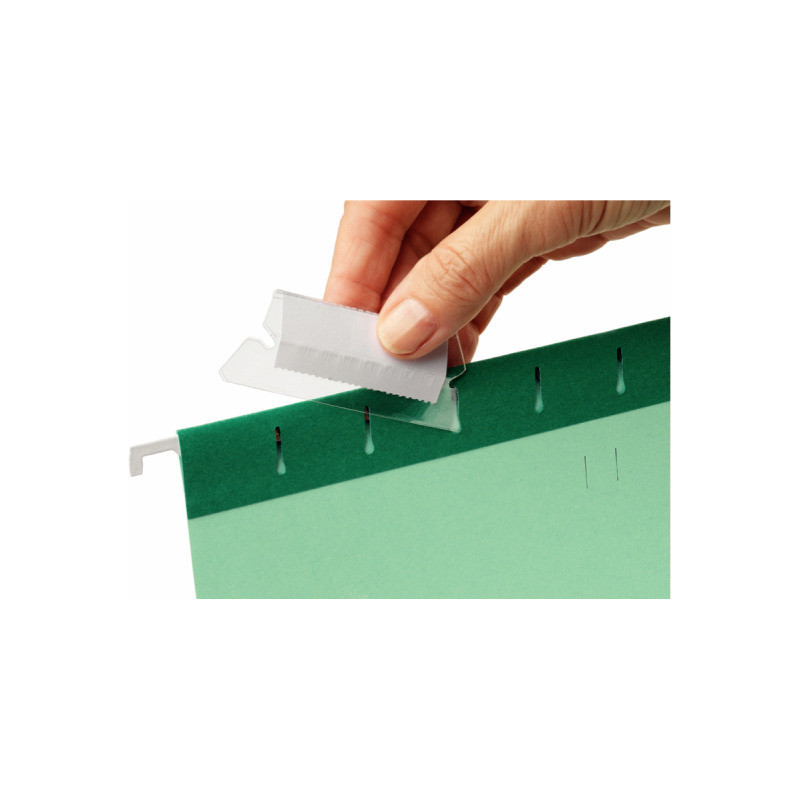Identyfikatory do teczek PENDAFLEX przezroczysty (25szt) 94514 ESSELTE