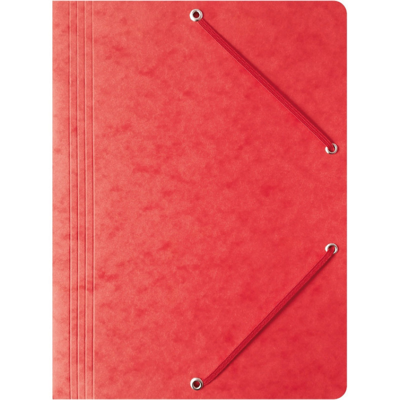 Teczka na dokumenty z gumką A4 preszpanowa czerwona 400087823 BANTEX