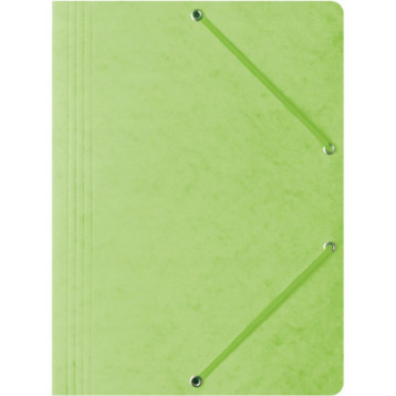 Teczka na dokumenty z gumką A4 preszpanowa jasna zielona 400087827 BANTEX