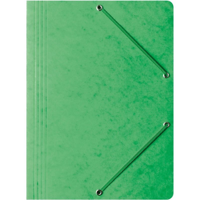 Teczka na dokumenty z gumką A4 preszpanowa zielona 400087821 BANTEX
