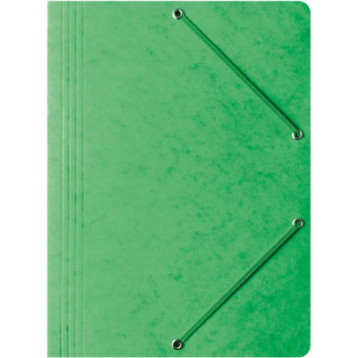 Teczka na dokumenty z gumką A4 preszpanowa zielona 400087821 BANTEX