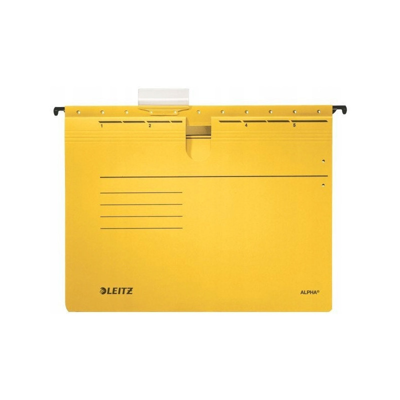 Skoroszyty zawieszana ALPHA żółta LEITZ 19840115