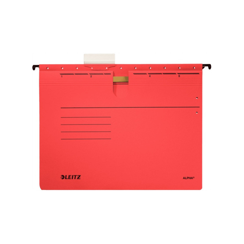 Skoroszyty zawieszana ALPHA czerwona LEITZ 19840125
