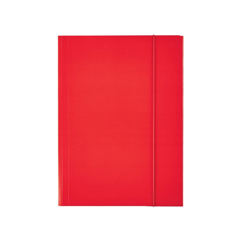 Teczka lakierowana z gumką A4 czerwona ESSELTE 13436