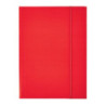 Teczka lakierowana z gumką A4 czerwona ESSELTE 13436