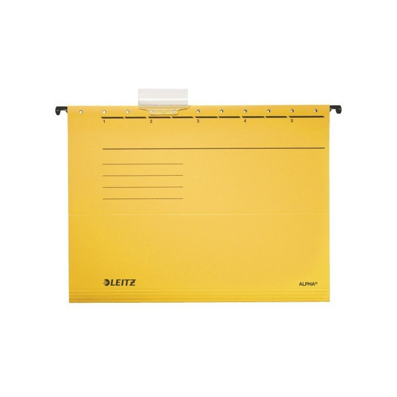 Teczka zawieszana ALPHA żółta LEITZ 19850115