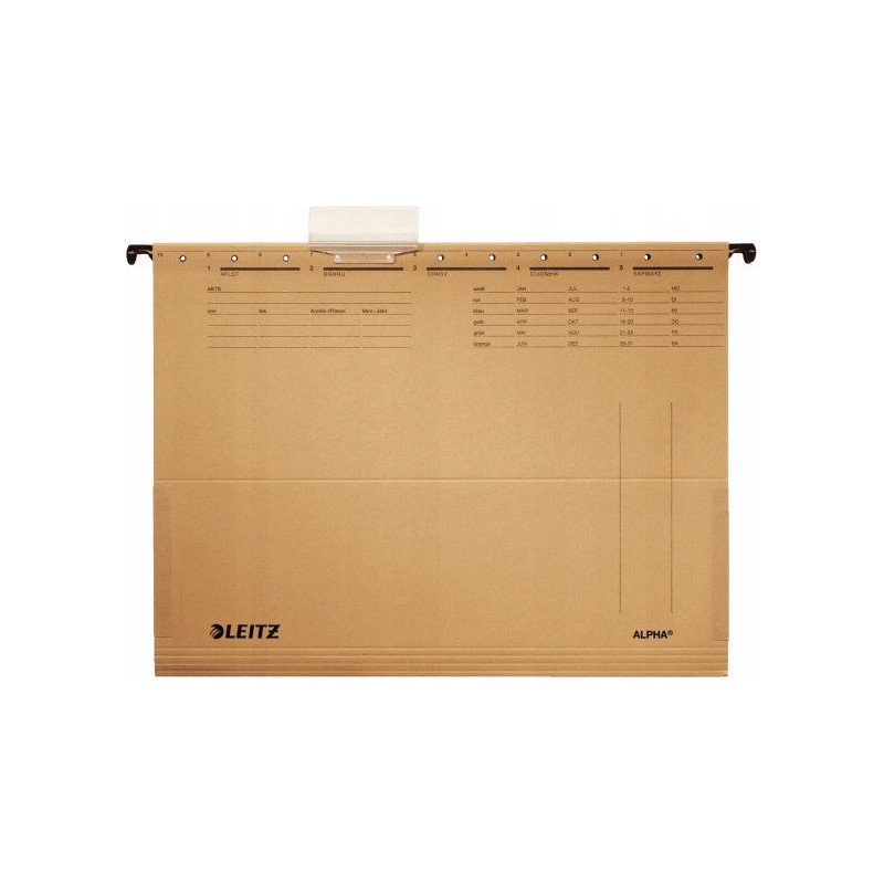Teczka zawieszana ALPHA siarczanowa z rozszerzanymi bokami 19160000 LEITZ