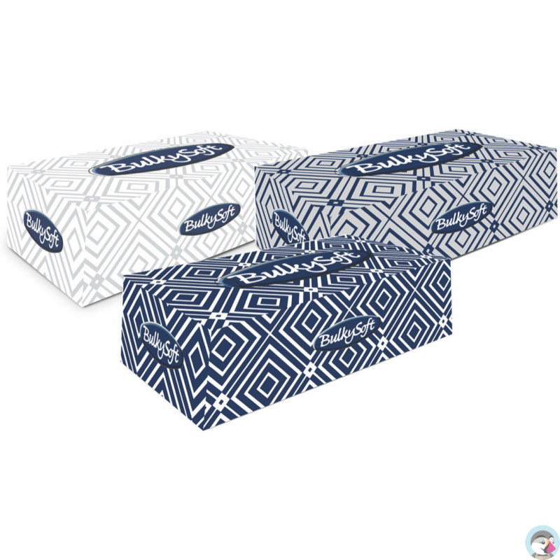 Chusteczki higieniczne 2 warstwy a`150szt 68350 BulkySoft 21x21cm 100% celuloza