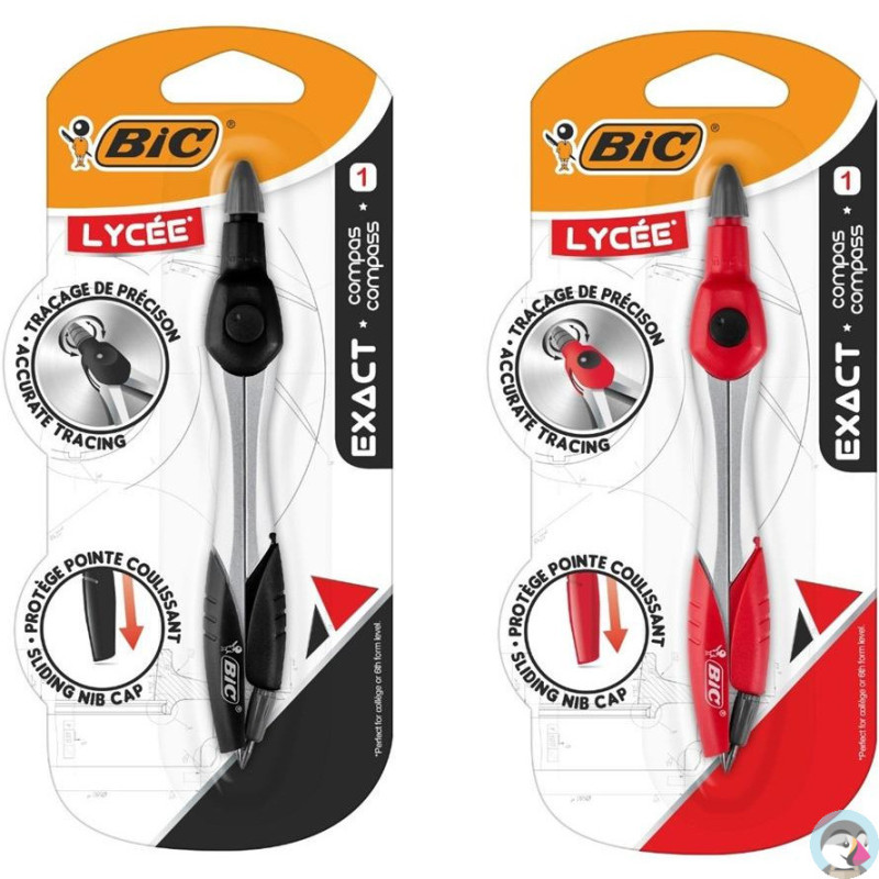 Cyrkiel EXACT LYCEE z grafitem blister 9357121 BIC