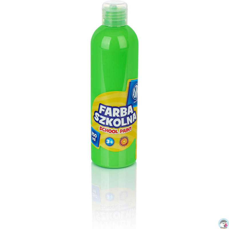 Farba plakatowa szklona 250ml fluorescencyjna zielona 301217031 ASTRA