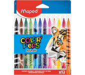 Flamastry Colorpeps animals 12 szt. 845403