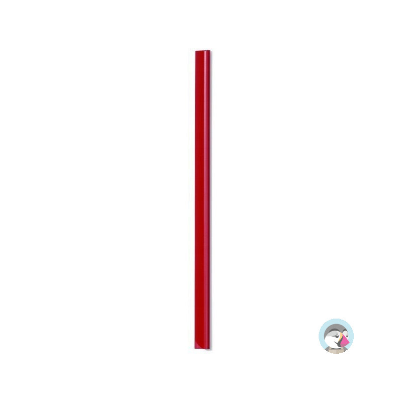 Grzbiety zaciskowe A4 6mm 60k czerwone(100szt)290103 DURABLE