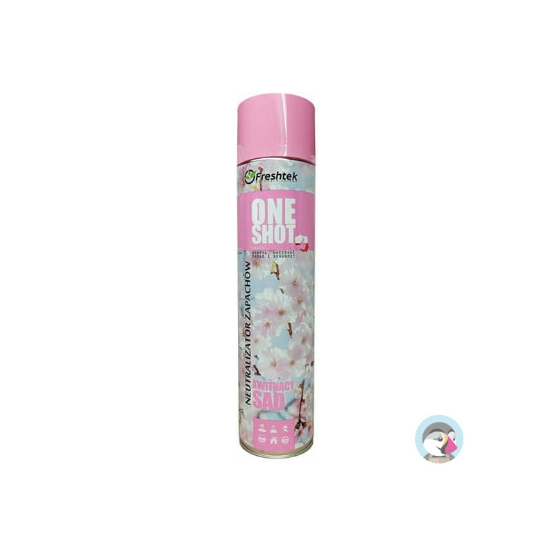 Odświeżacz powietrza/Nautralizator zapachów ONE SHOT 600ml KWITNĄCY SAD