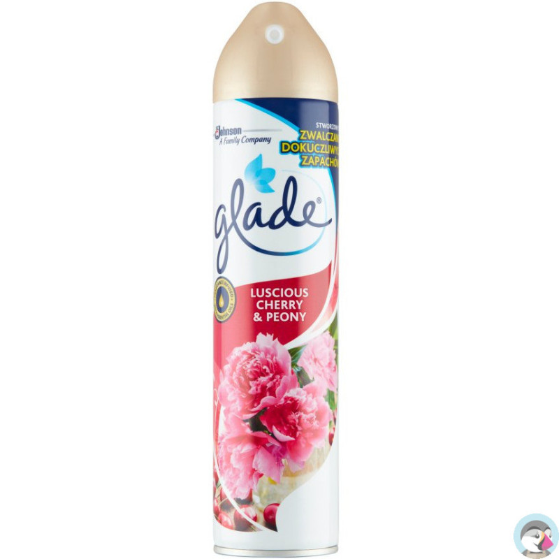 Odświeżacz w sprayu BRISE/GLADE 300 ml Wiśnia z Piwonią