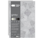 Blok A4 20k 170g 5 kolorów DECO GREY HA 3717 2030-082 HAPPY COLOR