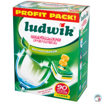 Tabletki do zmywarki LUDWIK(90 tabletek) 211681 ALL in ONE Ultimate Power