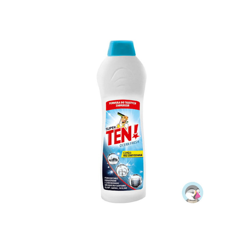 Mleczko do czyszczenia Super TEN! 600g ocean fresh
