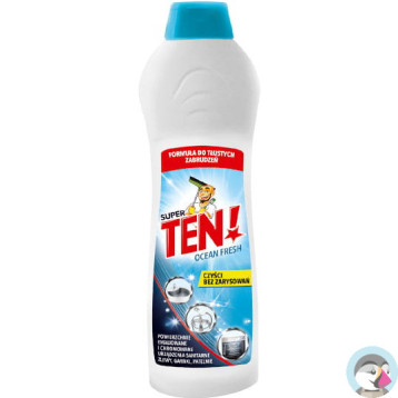 Mleczko do czyszczenia Super TEN! 600g ocean fresh