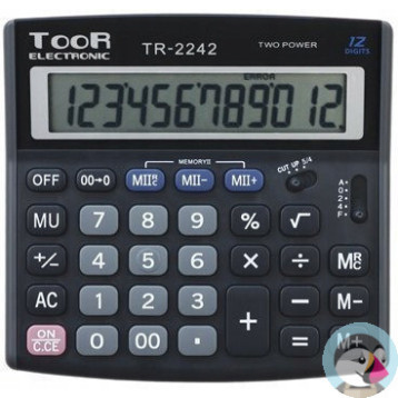 Kalkulator TR2242 12pozycji TOOR 120-1458 KW