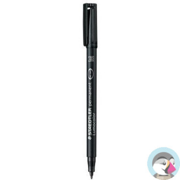 Foliopis permanentny M 317 czarny STAEDTLER LUMOCOLOR S317-9