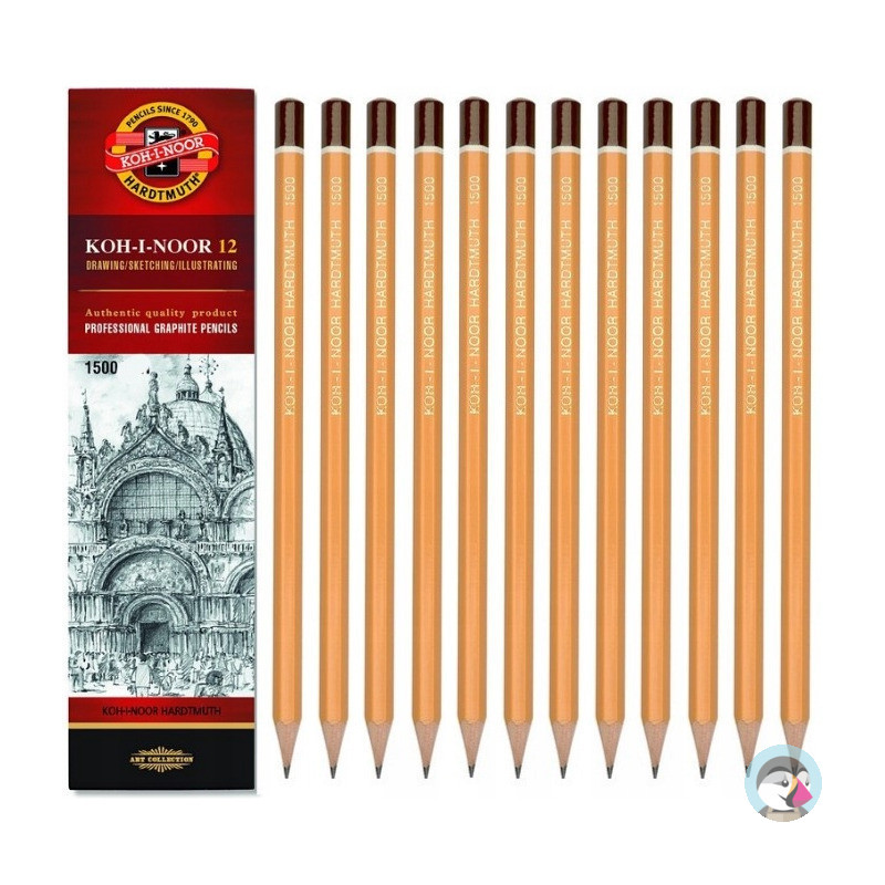 Ołówek grafitowy 1500-6B (12szt.) KOH-I-NOOR